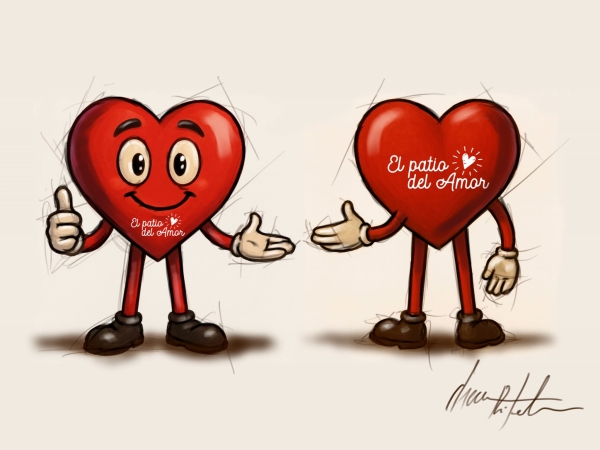 Amorista, el corazon que cobra vida en El Patio del Amor