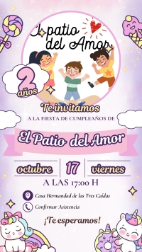 El Patio del Amor celebra su segundo aniversario: dos anos AMOR