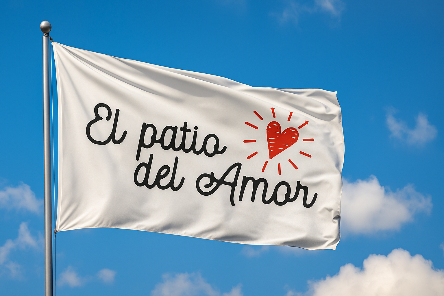 Izado de la bandera del Patio del Amor: un nuevo comienzo lleno de vida y esperanza